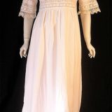 Vintage 1910s cotton and lace nightie