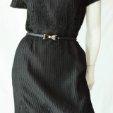 vintage 60s embroidered silk dress