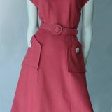 Classic 1950s linen dress