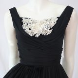 Close view of 50s prom dress