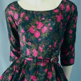 floral silk front top