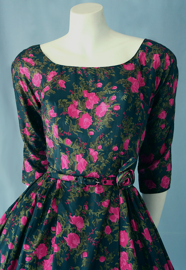 L’Aiglon 1950s pure silk dress - Vintage Clothing | Genuine Vintage ...