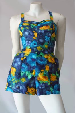 1950s cotton playsuit or swimsuit