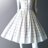 Original 1950s vintage dress. Swiss cotton day dress