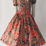 50s Pat Hartly floral dress full length 600×900