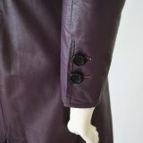 1970s Merivale leather coat cuff
