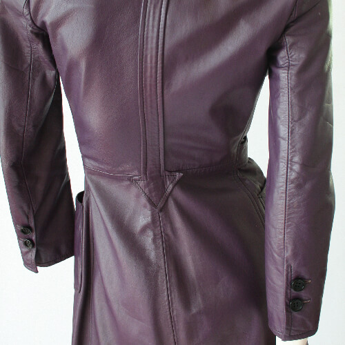 1970s Merivale leather coat back