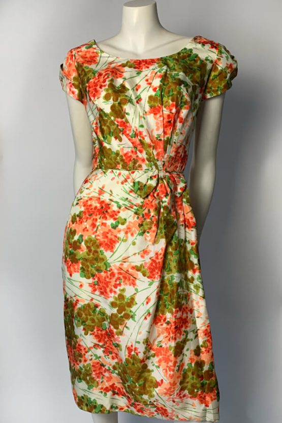 50s Peggy Hunt floral dress