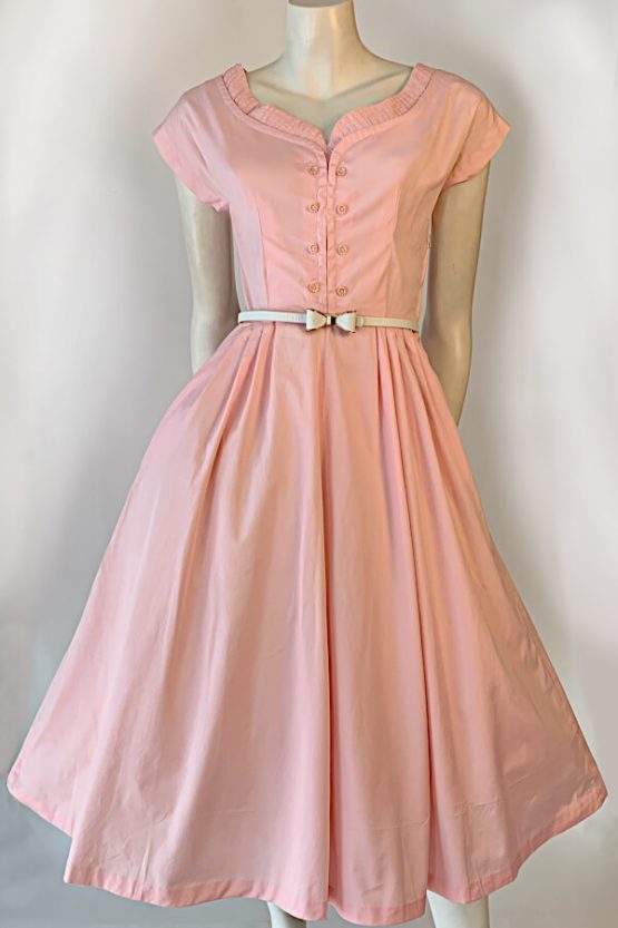 50s Betty Barclay pink dress