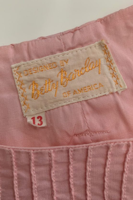 50s Betty Barclay dress label